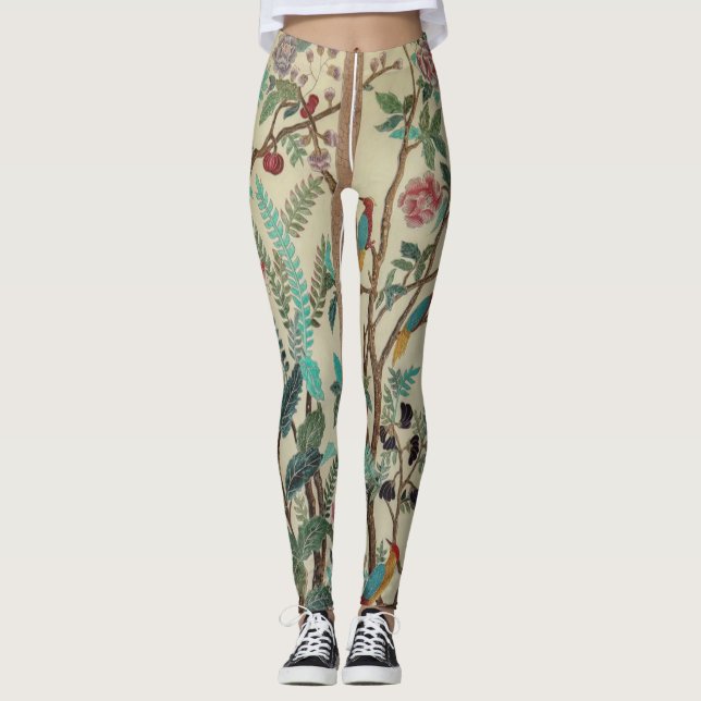 LEGGING FAIXAS FLORAIS (Frente)