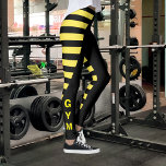 Legging Faixas Pretas e Amarelas<br><div class="desc">A design de legendas "Black and Yellow Stripes" apresenta faixas em negrito e alternadas de preto e amarelo que criam um padrão impressionante e atraente para os olhos. As cores de alto contraste tornam essas leggings perfeitas para adicionar um pop de cor a qualquer estrutura, enquanto o tecido alongado e...</div>
