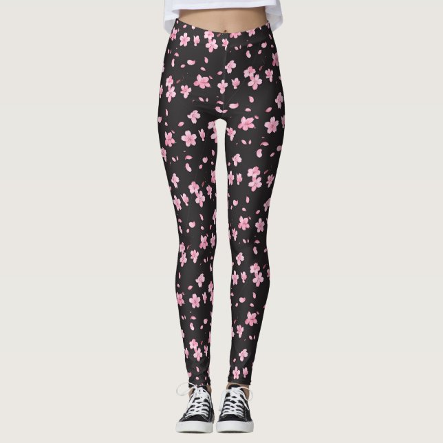 Legging Falling Sakura Blossoms (Frente)