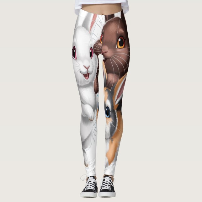 Legging Família de coelhos  (Frente)