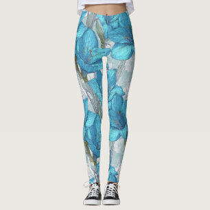 Legging Fantasia Colorida de Amaryllis em Levantamento de 