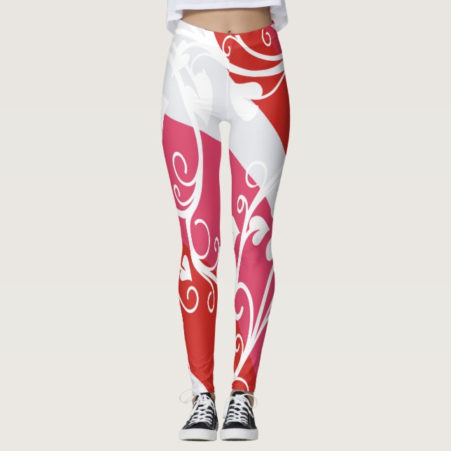 Legging Fantasia da flor (Frente)