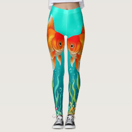 Legging Fantasia de beijar peixinhos