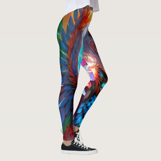 Legging Fantasia de Manga Colorida Vivid (Direita)