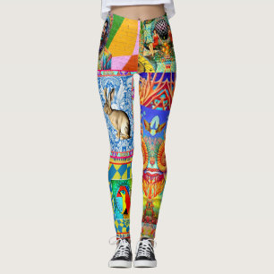 LEGGING FANTASIA DESIGNER COLLAGE