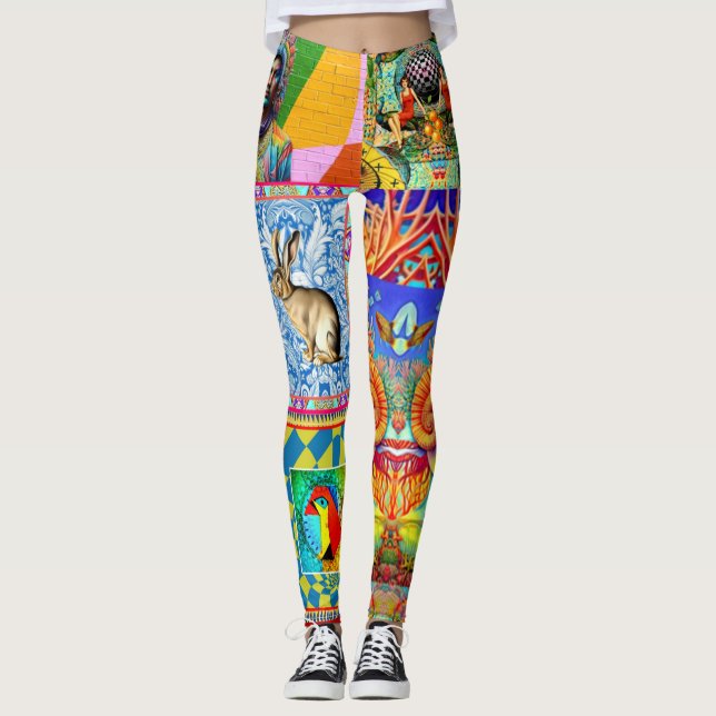 LEGGING FANTASIA DESIGNER COLLAGE (Frente)