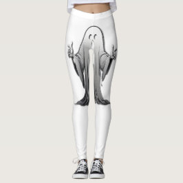 Legging Fantasma Assustador de Salem