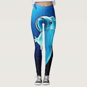 Legging Fantasma Cósmico no Design de Espaço