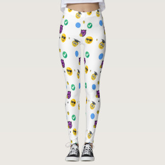 Legging fantasma engraçado e estudante feliz