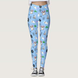 Legging Fantasma-fantasma francês Banguela-do-mato-abóbora