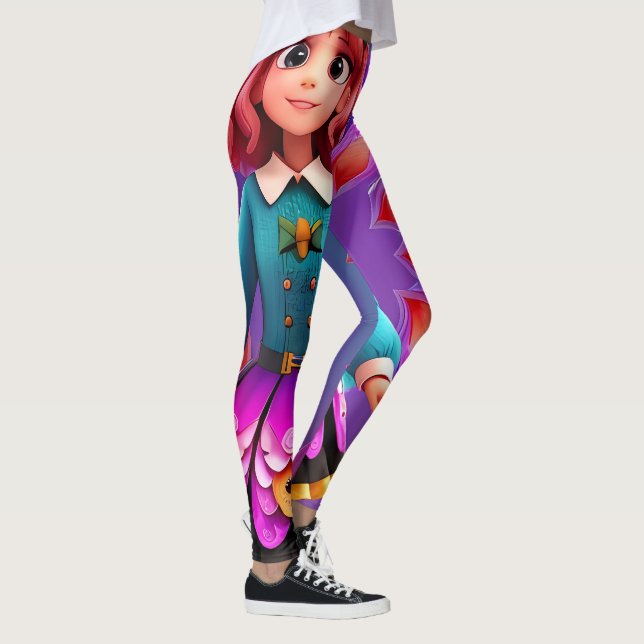 Legging Fantasy Cartoon Girl (Direita)