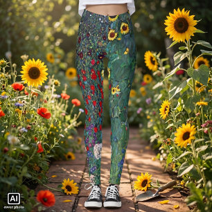 Legging Farmergarden w Sunflower por Klimt, Flores de Vint