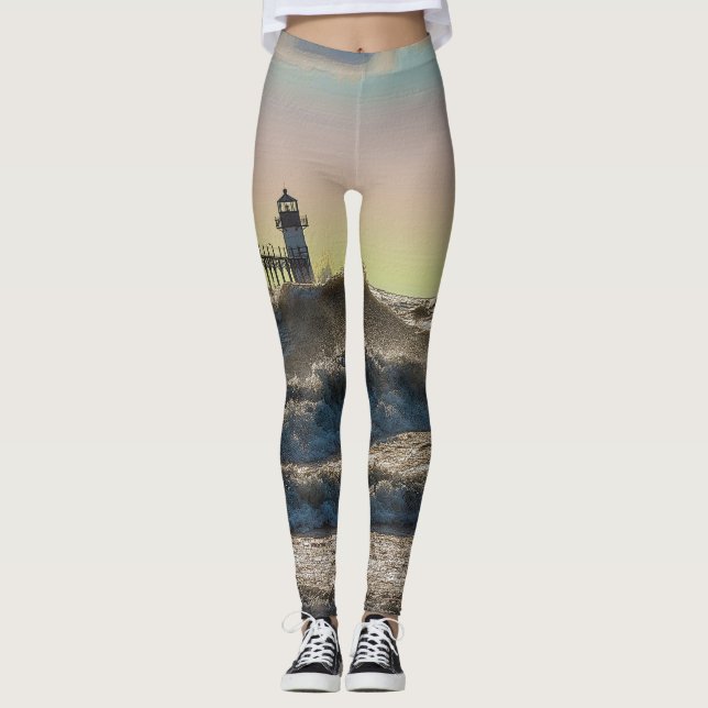 Legging Farol de St Joseph Painterly (Frente)