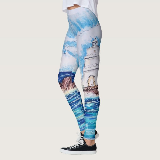 Legging Farol em Azul (Esquerda)