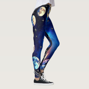 Legging Fases da Lua Cristal Cosmos