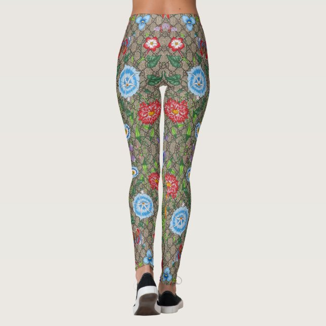 Legging Fashion Floral Stylish Elegant (Verso)