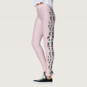 Legging Fashion Original Cartoon Funny Cross Stitch panda