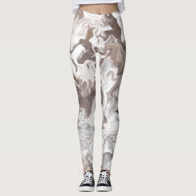 Legging Faux Marble Abstrato (Frente)