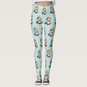 Legging Favoritos Engraçados de Natal Animal - Pato 2