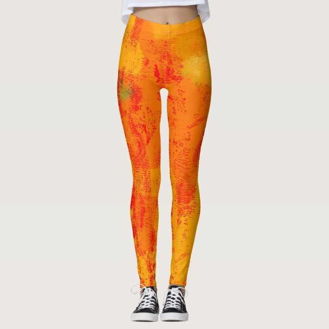 Legging Fechamento do Latido de Birch: Textura Natural. (Frente)