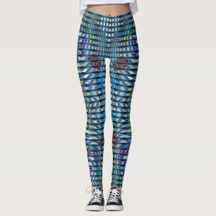 Legging Feijões de gelatina 3D - Azul Web