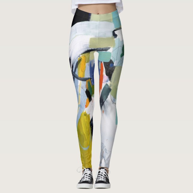 Legging Feira de Scarborough - Abstrato (Frente)