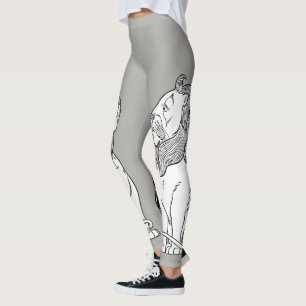 Legging Feiticeiro de Oz, Leão Covarde Brave