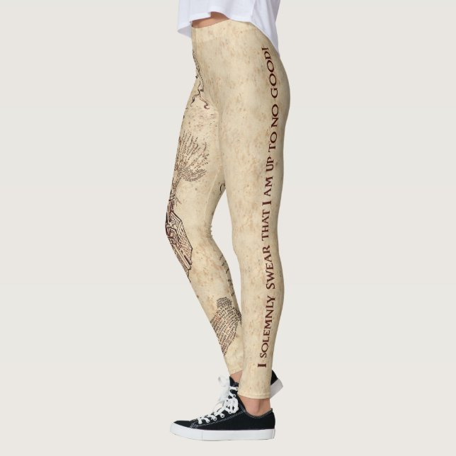 Legging Feitiço Harry Potter | Mapa do Maroto (Esquerda)