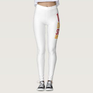 Legging Feliz 100 Dias De Lápis De Ensino