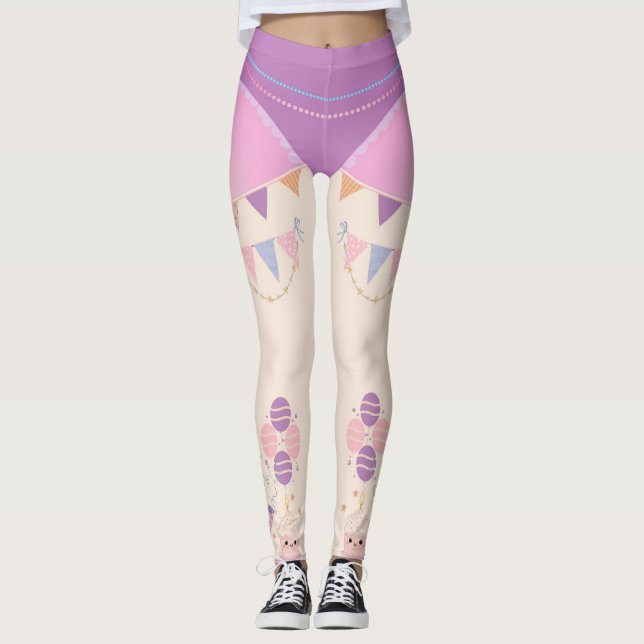 Legging feliz aniversário (Frente)