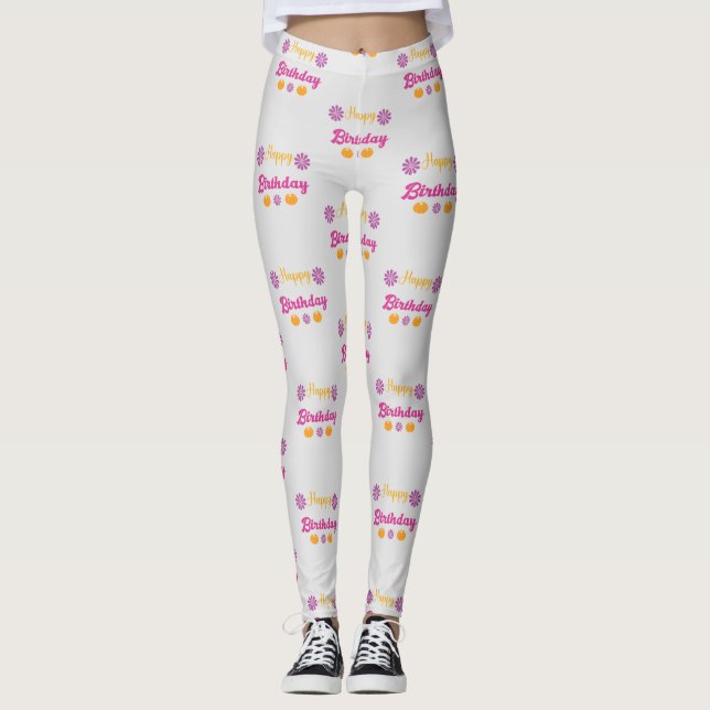 Legging Feliz aniversário da Abóbora (Frente)