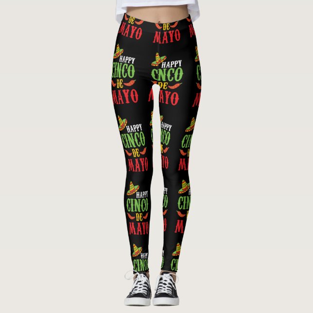 Legging Feliz Cinco de Mayo (Frente)