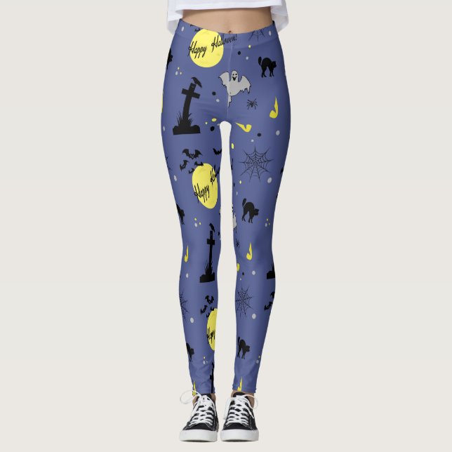 Legging Feliz Dia das Bruxas (Frente)