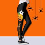 Legging Feliz Halloween Jack O Lanternas Festa Pumpkins<br><div class="desc">Feito no Canadá</div>