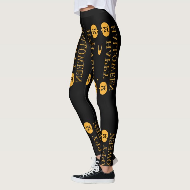 Legging Feliz Halloween Pumpkin (Esquerda)