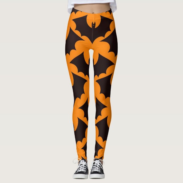 Legging Feliz Halloween Spooky, Festivo Halloween (Frente)