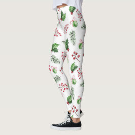 Legging Feliz Natal - Holly Berries Pine