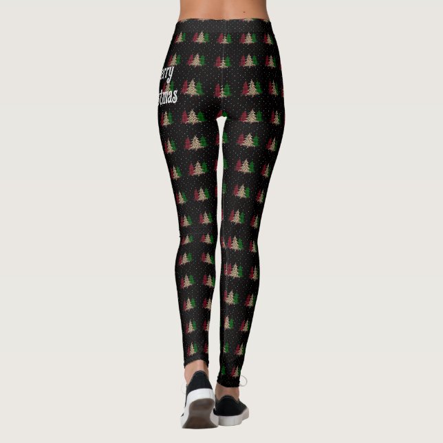 Legging Feliz Natal Moderno e Elegante (Verso)