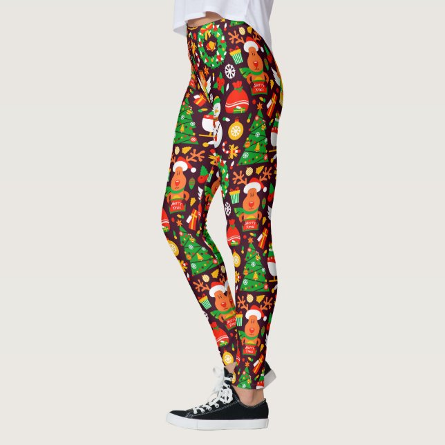 Legging Feliz Natal Rena Rudolph (Esquerda)