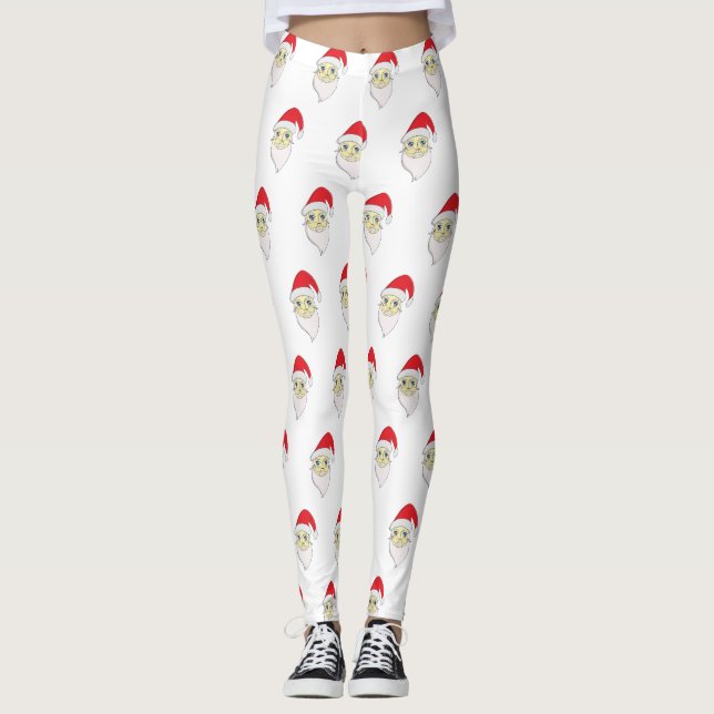 Legging Feliz Papai noel de Natal (Frente)