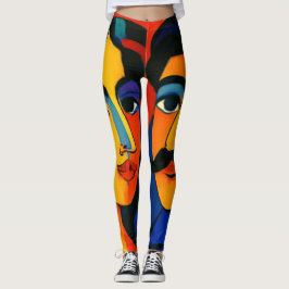 legging feminino design colorido