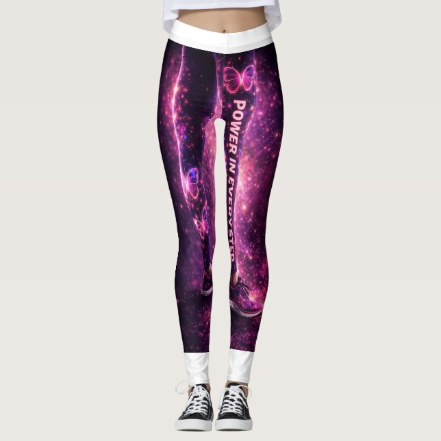 legging feminino estampado elegante, (Frente)