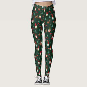 Legging Feriado dos Gnomos de Natal
