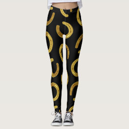 Legging Ferradura dourada