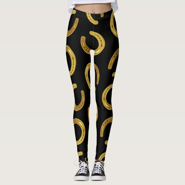 Legging Ferradura dourada (Frente)
