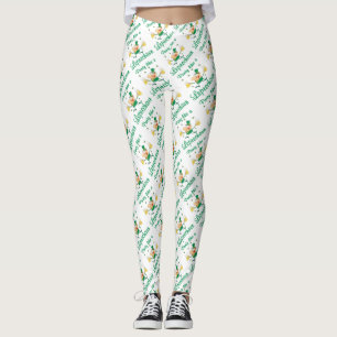 Legging Festa como uma Rua de Leprechaun.