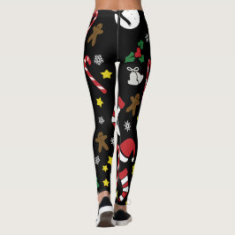 Legging Festa de Natal do Gingerbird Man