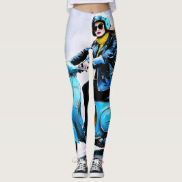 Legging "Fiamma" "Corsa Elegante" - Corsa Elegante