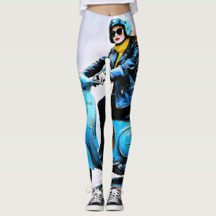 Legging "Fiamma" "Corsa Elegante" - Corsa Elegante