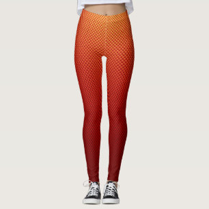 Legging Fibra de carbono amarela vermelha padronizada